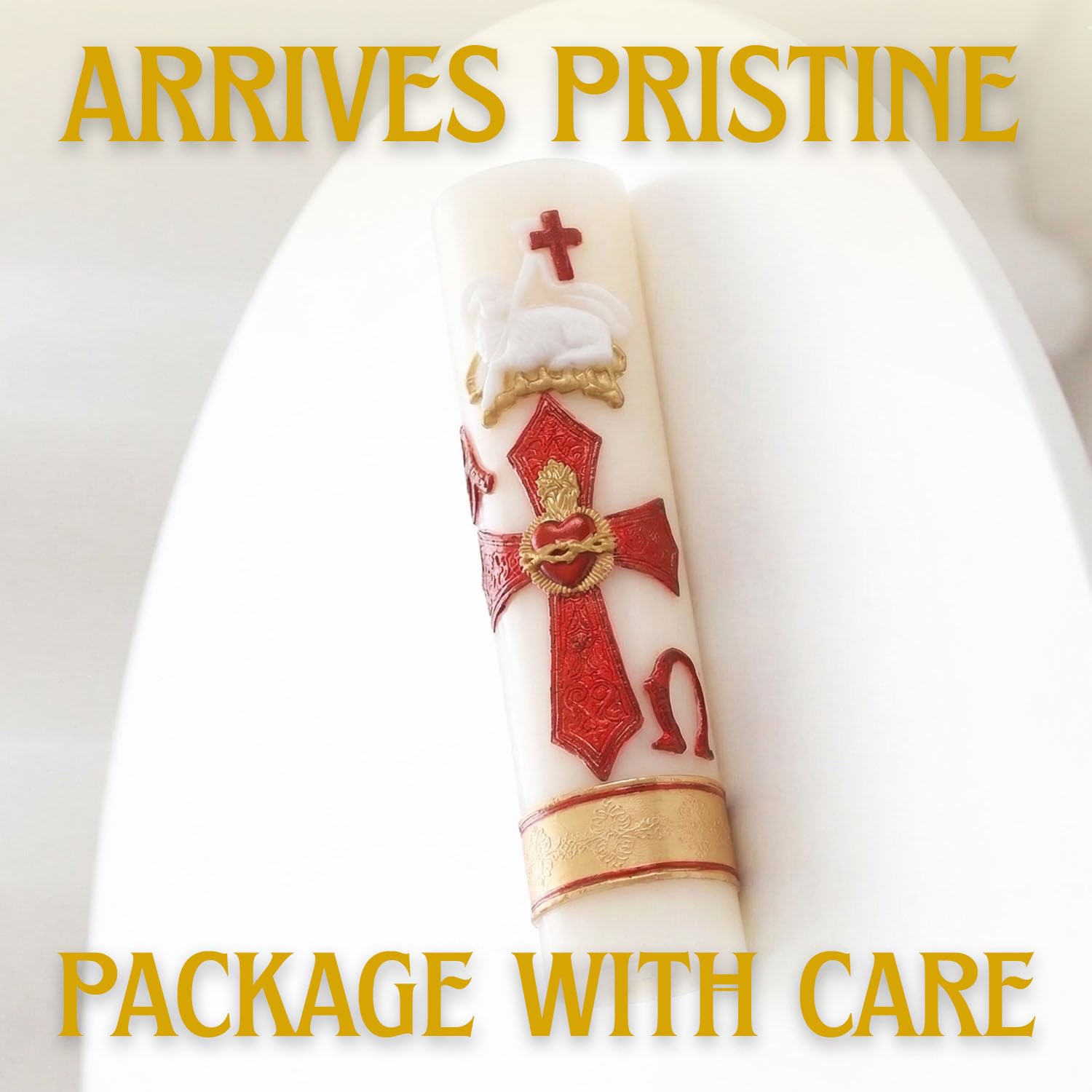 Cirios religiosos catolicos grandes - Cirio pascual catolico - sirios católicos grandes - saint candles Prayer candles -