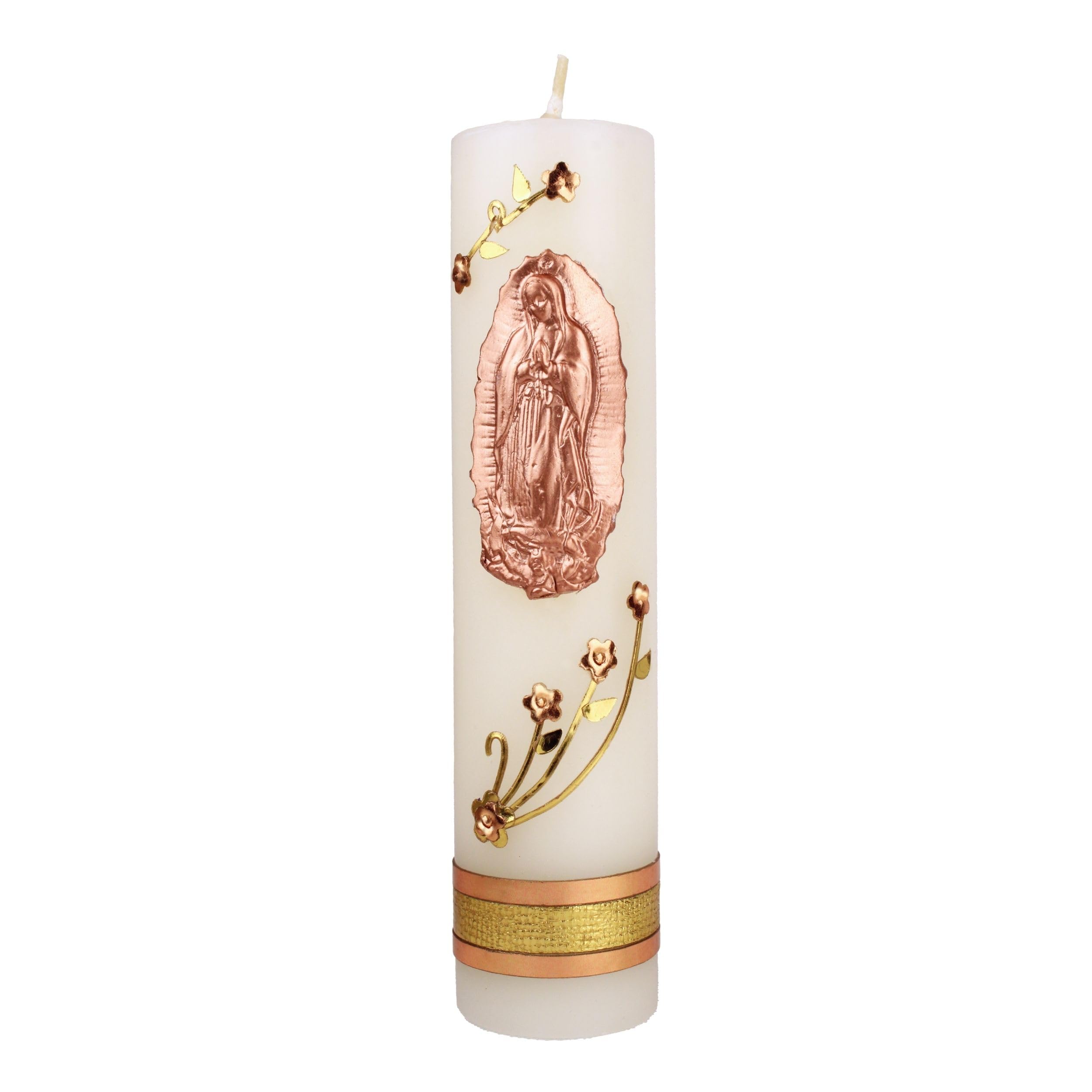 The Magnificient prayer candles collection - Our lady of guadalupe religious candles - Catholic candle cirios religiosos