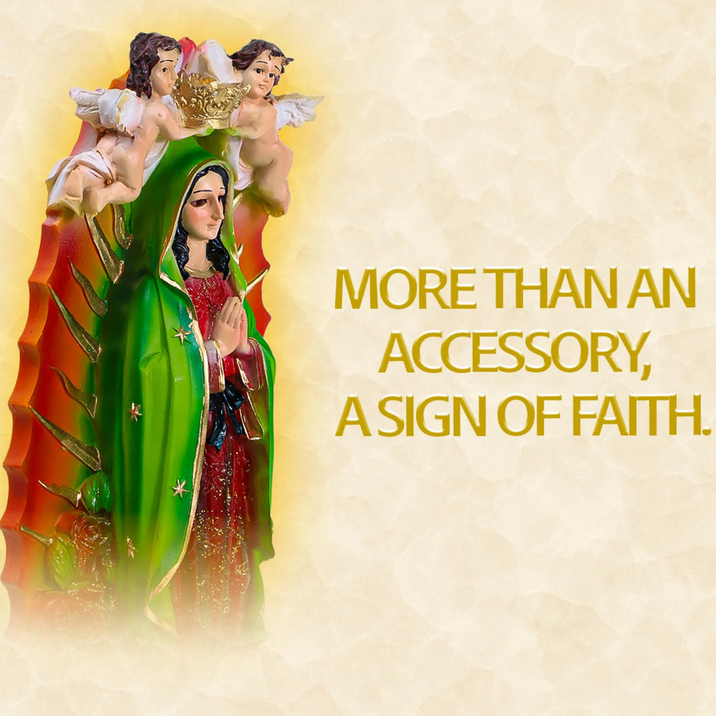 Nuestra Fe Virgin mary statue - virgen de guadalupe statues - blessed mother statues - mary statue catholic - our lady o