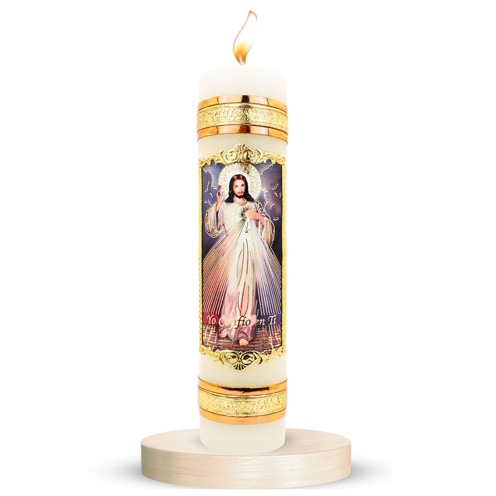 The Magnificient prayer candles collection - Our lady of guadalupe religious candles - Catholic candle cirios religiosos