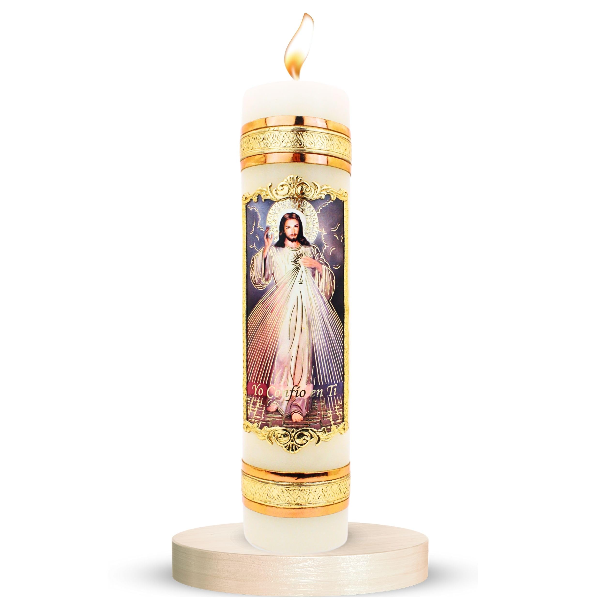 The Magnificient prayer candles collection - Our lady of guadalupe religious candles - Catholic candle cirios religiosos