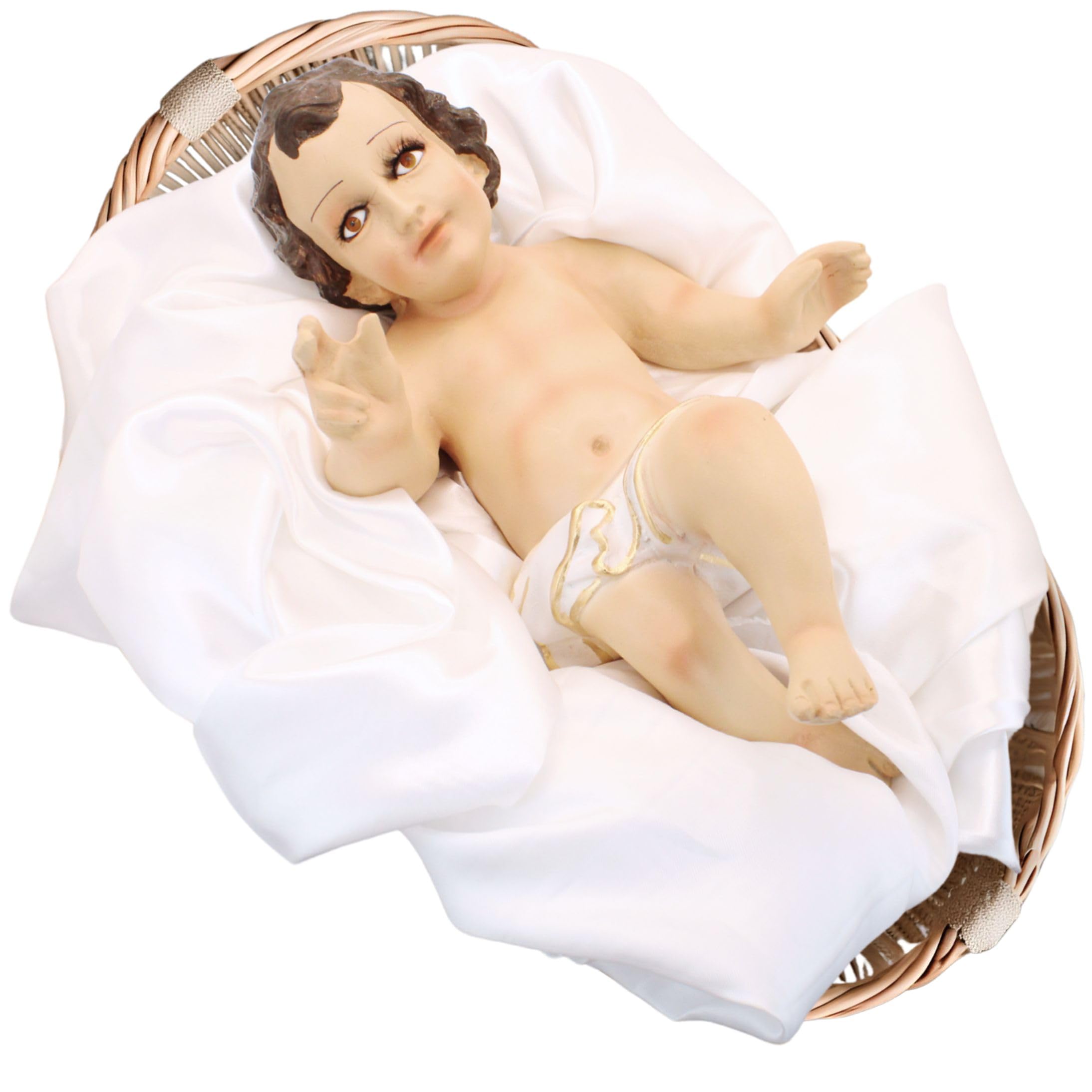 Baby Jesus figure nativity HandMade in Mexico - Niño dios for nacimiento de jesus para navidad - Christmas Baby Jesus fo