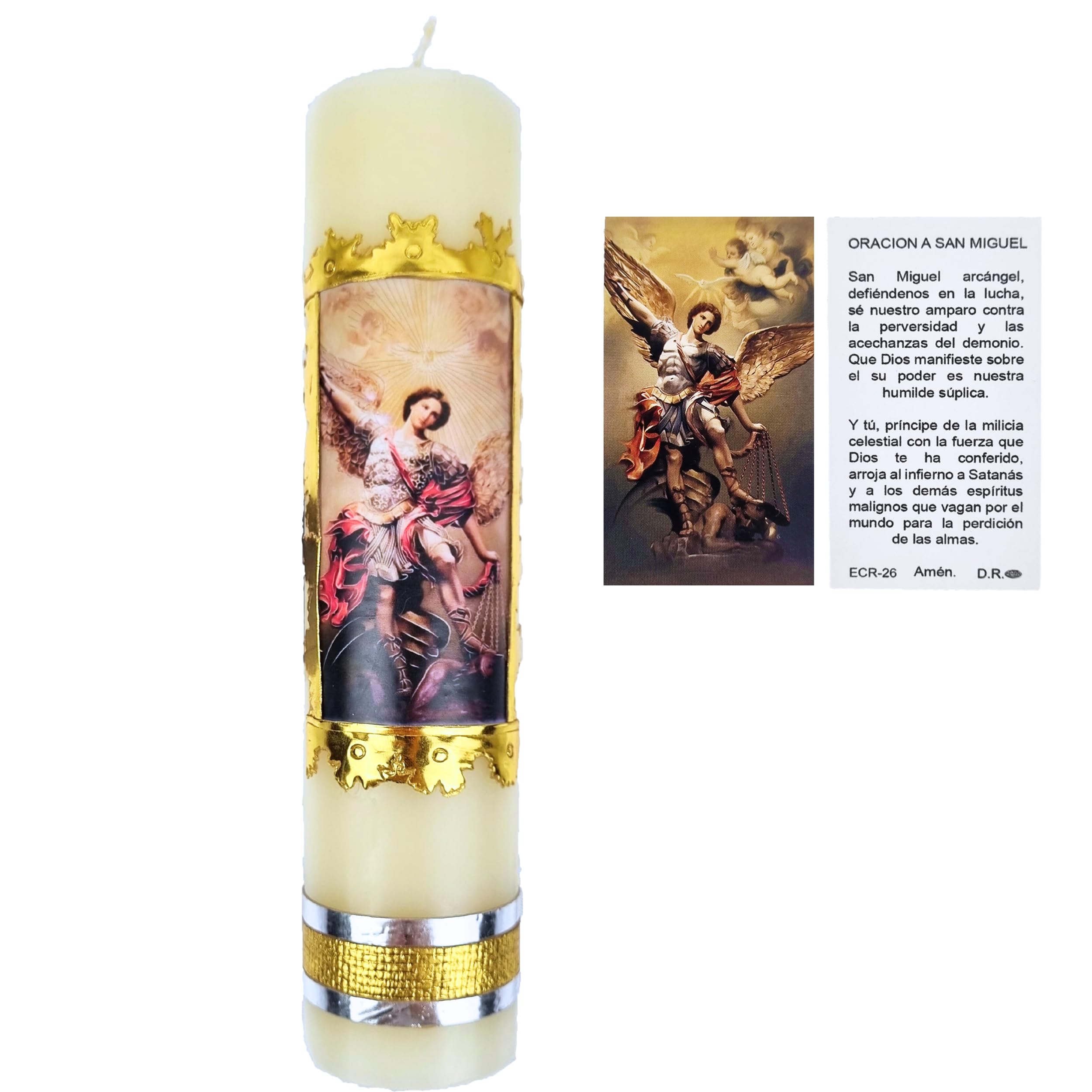 The Magnificient prayer candles collection - Our lady of guadalupe religious candles - Catholic candle cirios religiosos