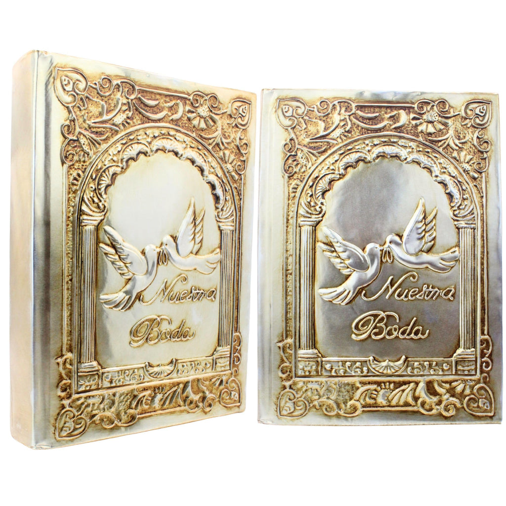Biblia catolica en español para boda Metalic beautiful cover for wedding bible - Spanish Bible Large Print - biblia para