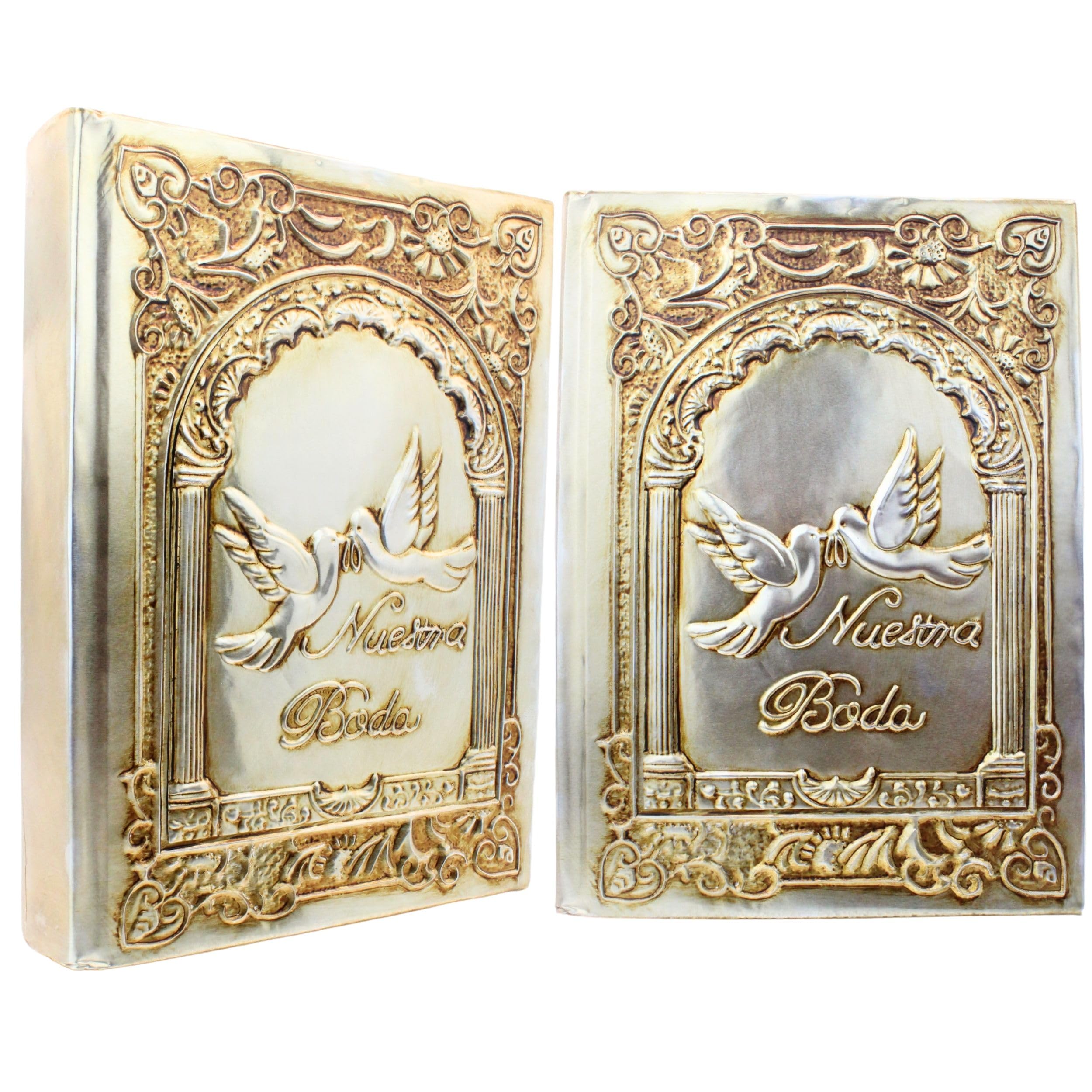 Biblia catolica en español para boda Metalic beautiful cover for wedding bible - Spanish Bible Large Print - biblia para