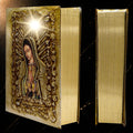 Biblia Católica en Español — Cubierta Metálica Virgen de Guadalupe, Letra Grande | Biblia Católica