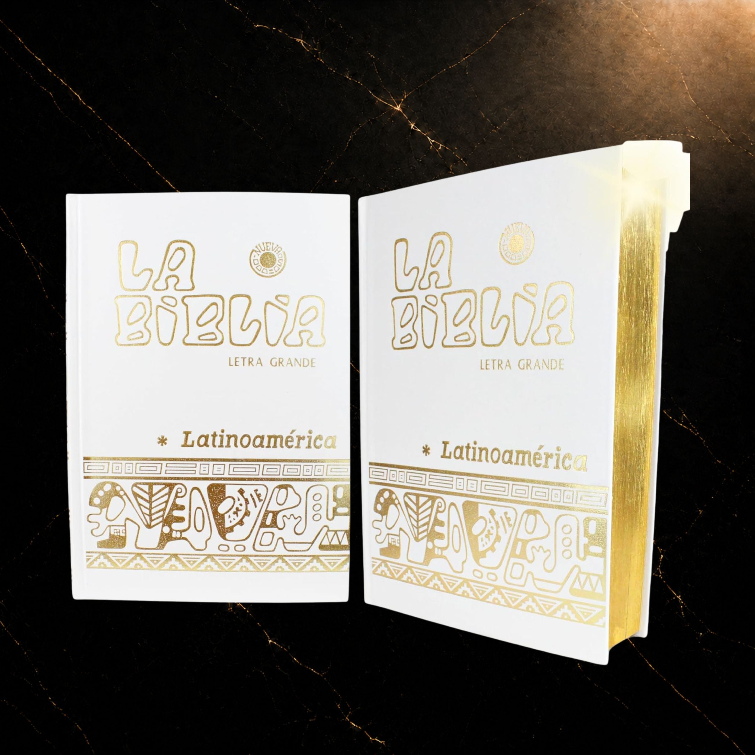 Biblia Latinoamericana Letra Grande — Spanish Catholic Bible Large Print | Tapa Premium